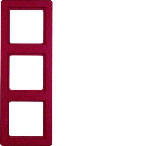 Berker 10136062 Rahmen 3fach Q.1 rot, samt Mesch Shop Berker 10136062 Rahmen 3fach Q.1 rot, samt Mesch Shop